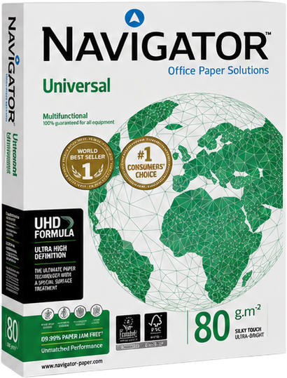 Navigator Universal — papel de oficina A4 80 g/m², multifunción